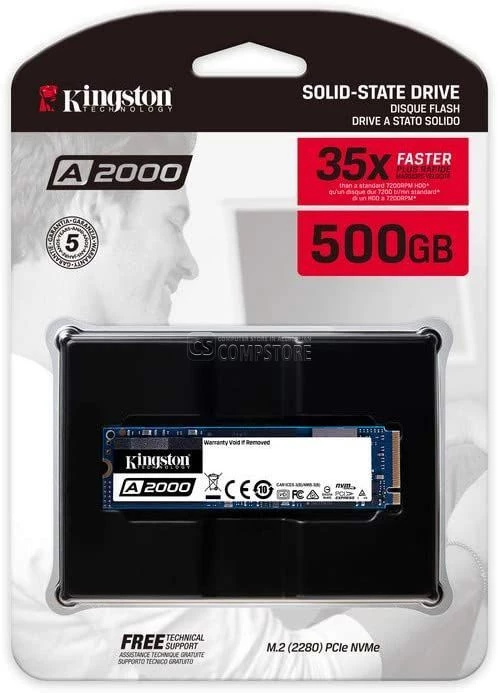 M2 SSD Kingston A2000 500 GB NVMe PCIe (SA2000M8/500G)