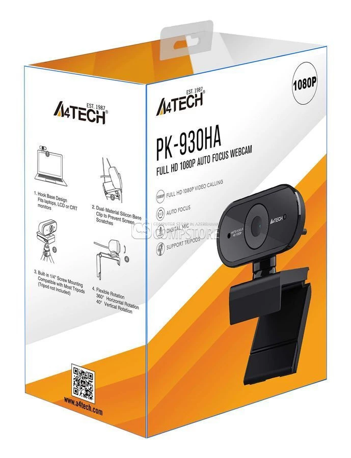 A4Tech FHD 1080P AF Webcam (PK-930HA)