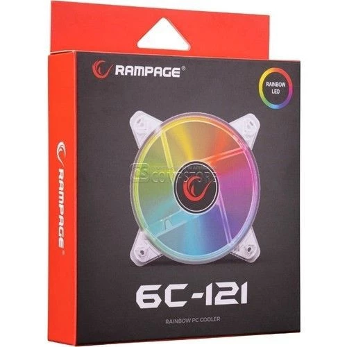 Rampage 6C-121 RGB Case Fan