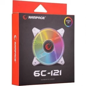Rampage 6C-121 RGB Case Fan