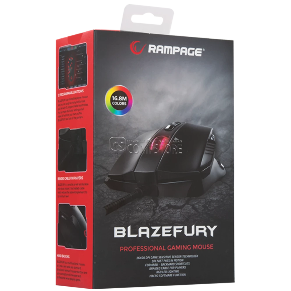 Rampage Blazefury SMX-R37 Gaming Mouse