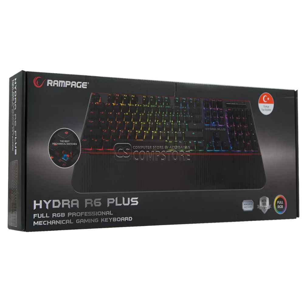 Rampage Hydra R6 PLUS Gaming Keyboard