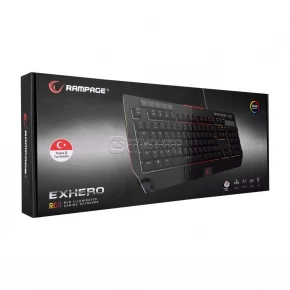 Rampage Exhero KB-R105 Gaming Keyboard (Red Switch)