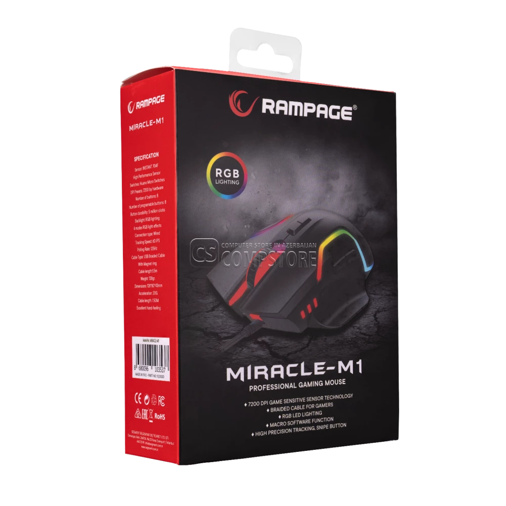 Rampage Miracle M1 Gaming Mouse