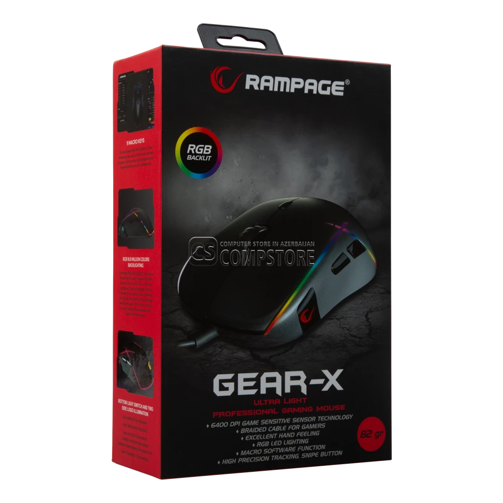 Rampage Gear-X SMX-R115 Gaming Mouse