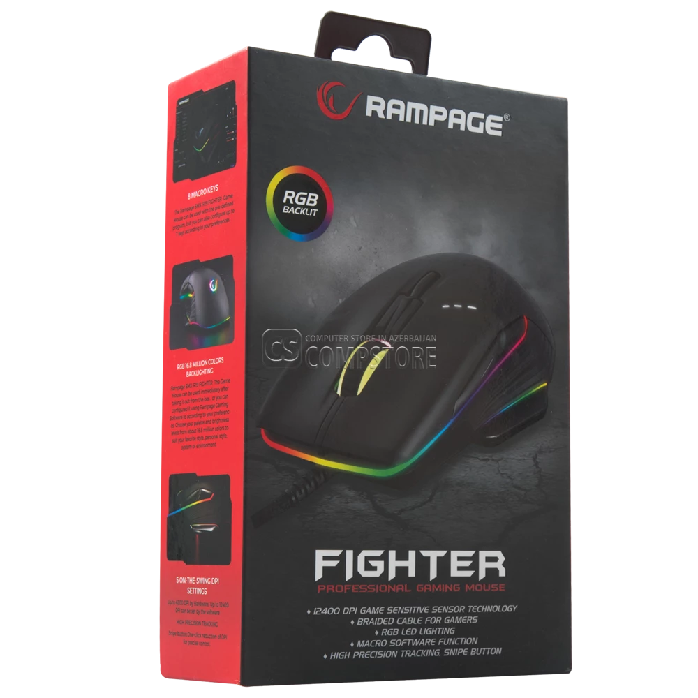 Rampage Fighter SMX-R19 Gaming Mouse