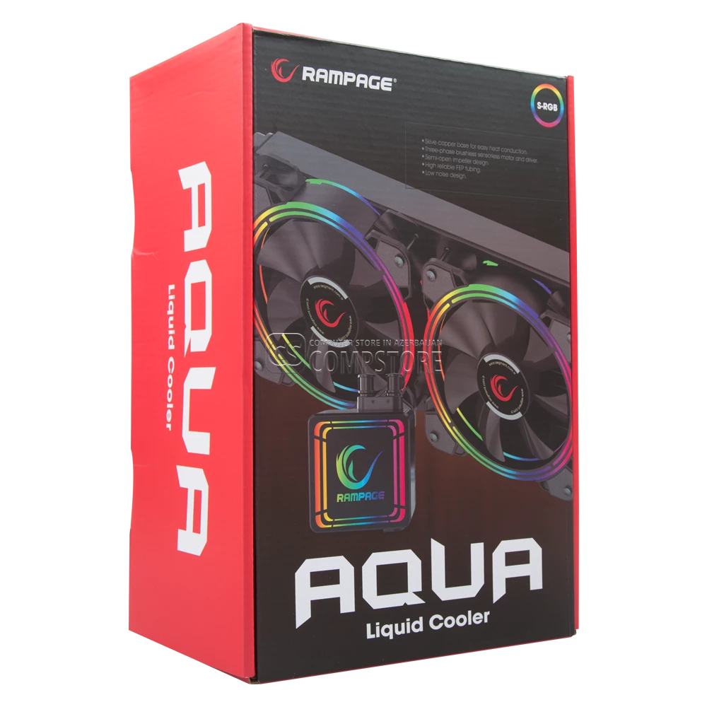 Rampage AQUA240-RGB 240 Liquid CPU Cooler