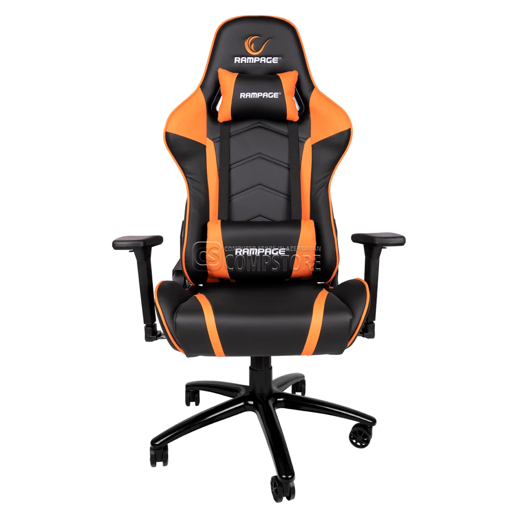 Rampage KL-R90 Knight Series Black & Orange Gaming Chair