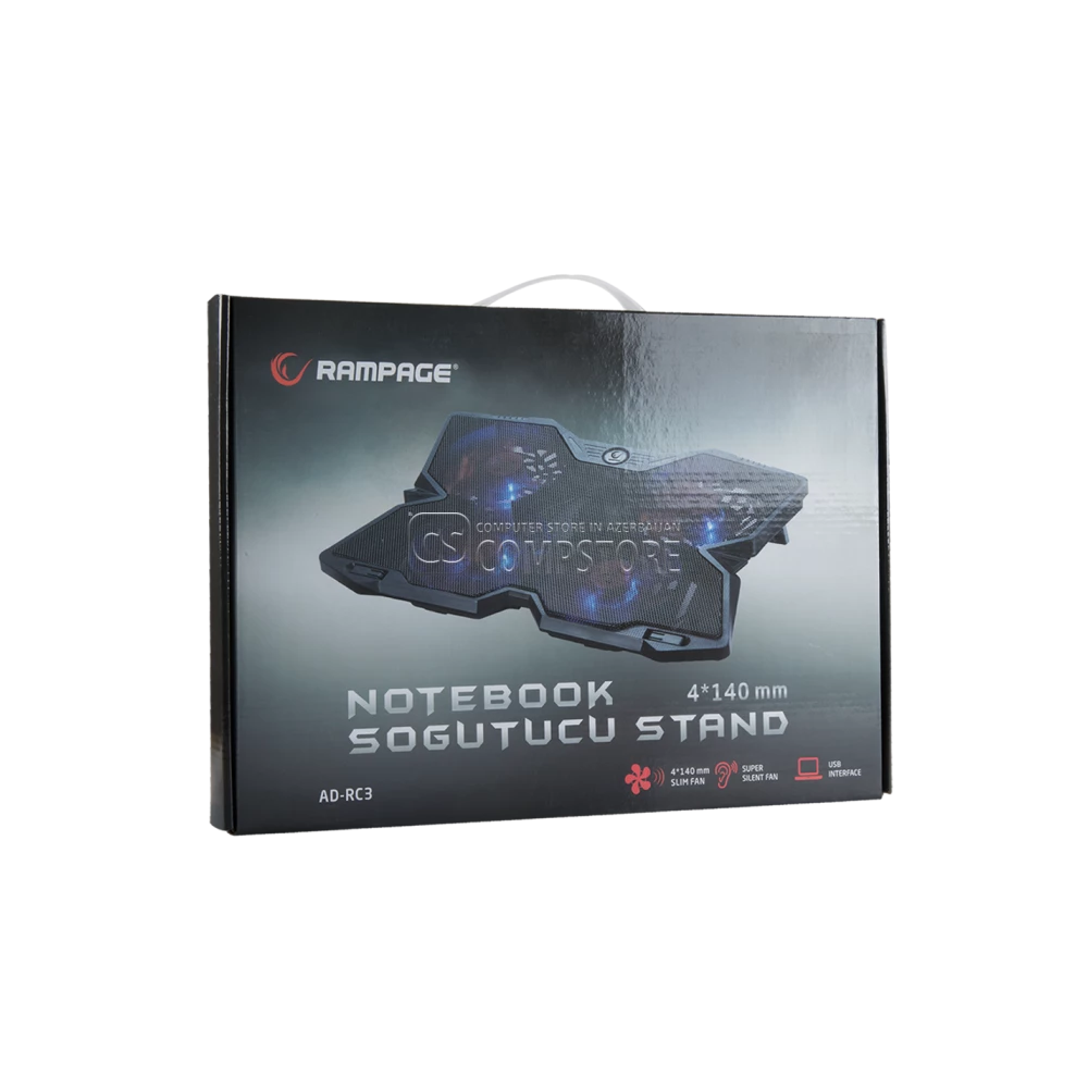 Rampage AD-RC3 X - Dragon Laptop Cooling Stand