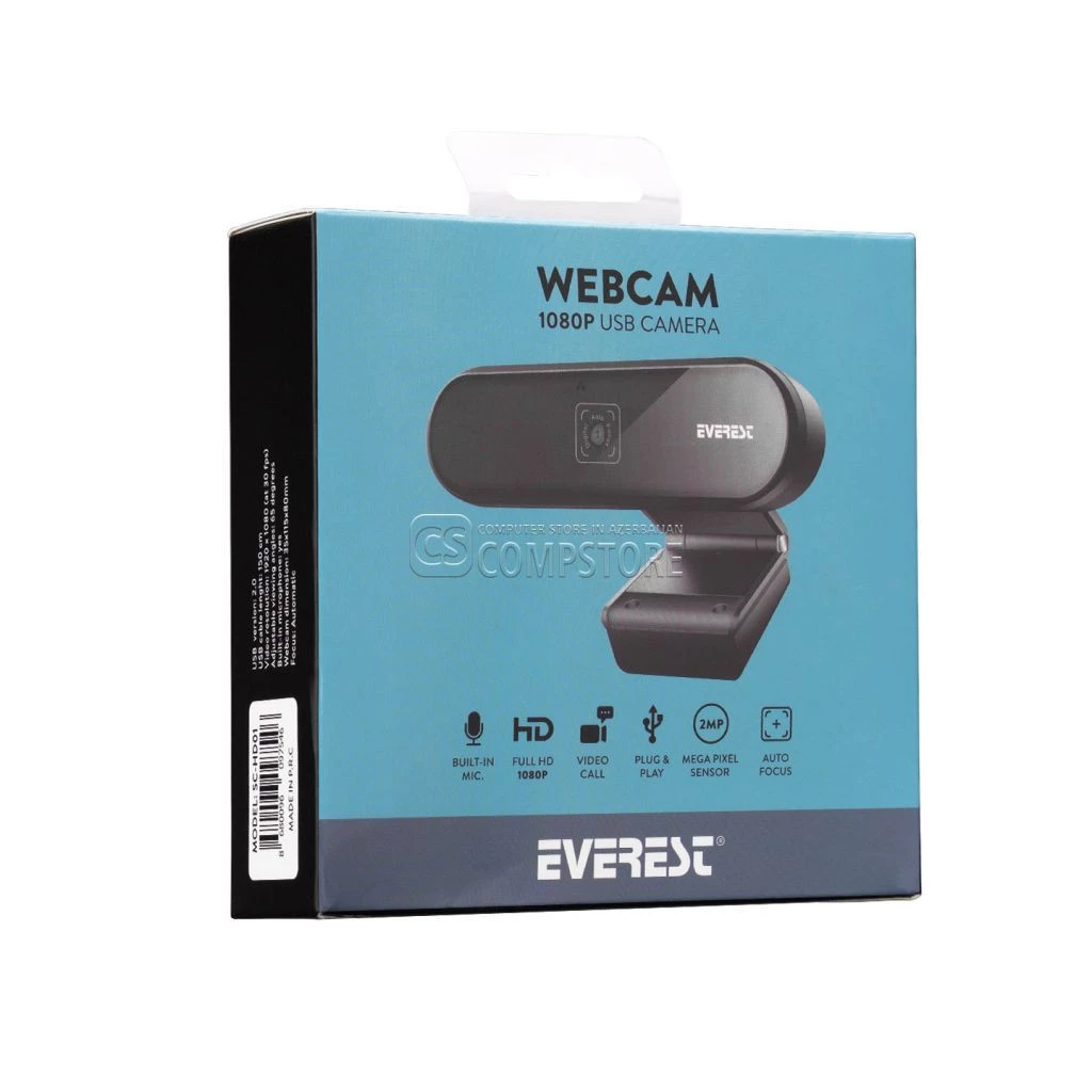Everest SC-HD01 1080p Webcam