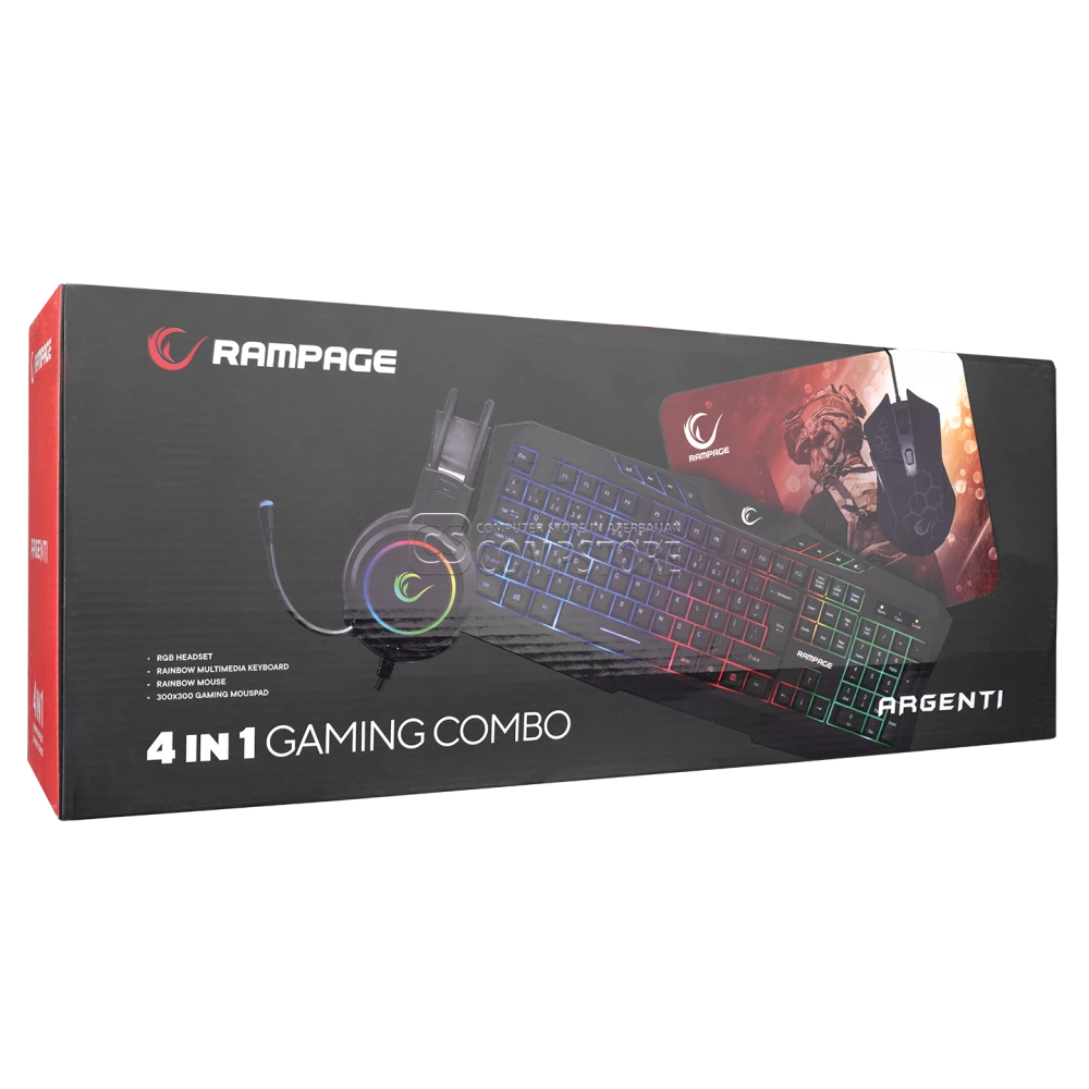 Rampage Argenti KM-404 Gaming Combo