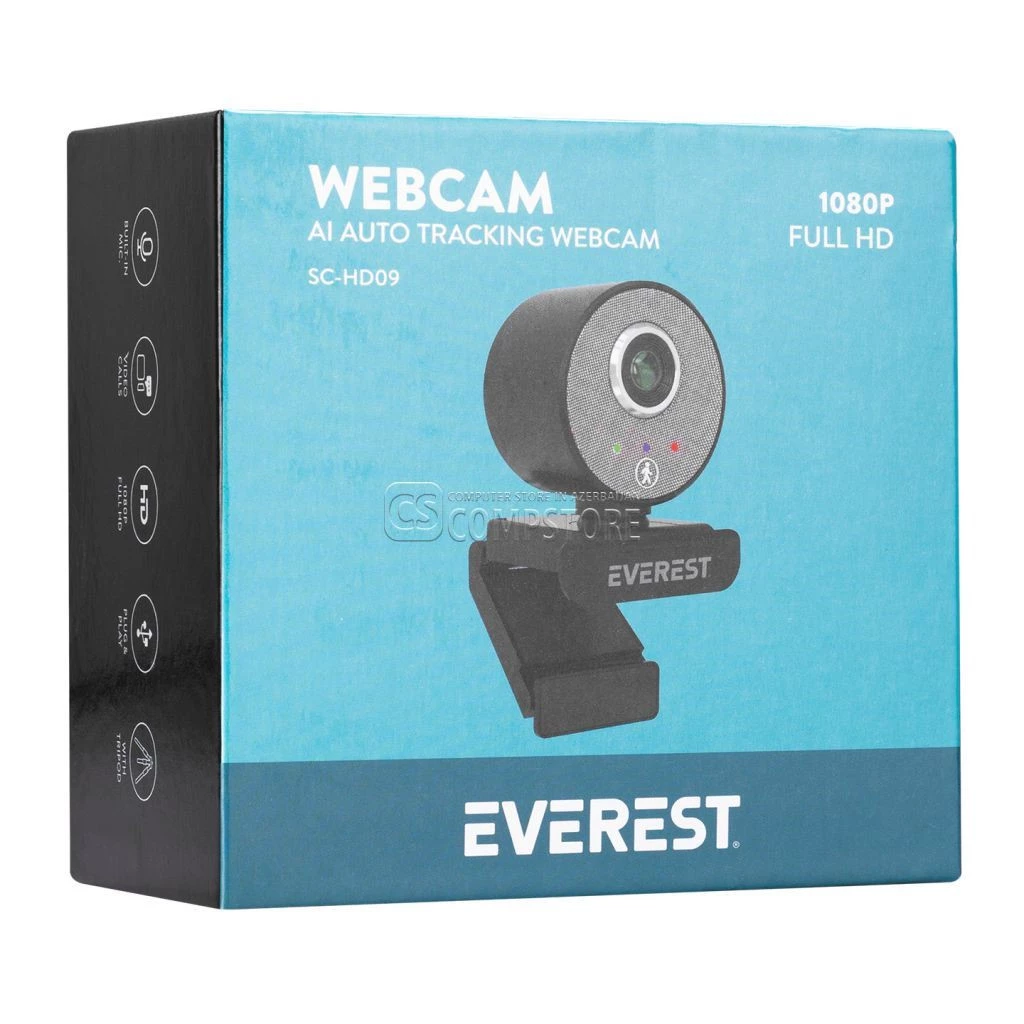 Everest SC-HD09 1080p Webcam