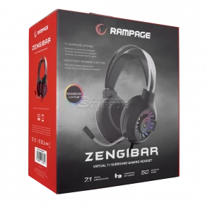 Rampage Zengibar 7.1 RGB Gaming Headphone