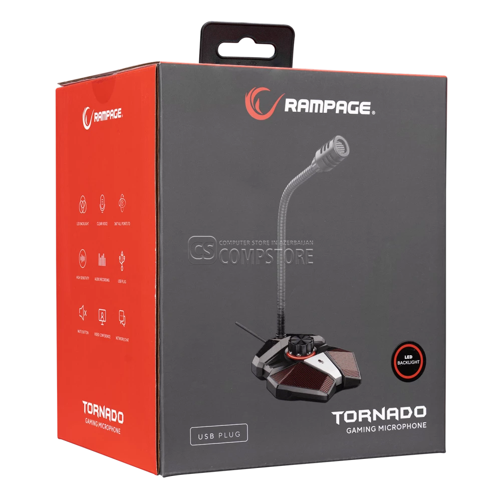 Rampage Tornado RMX-M8 Gaming Microphone