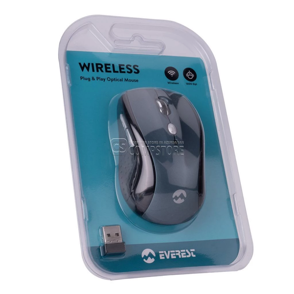 Everest SMW-266 Blue Wireless Mouse