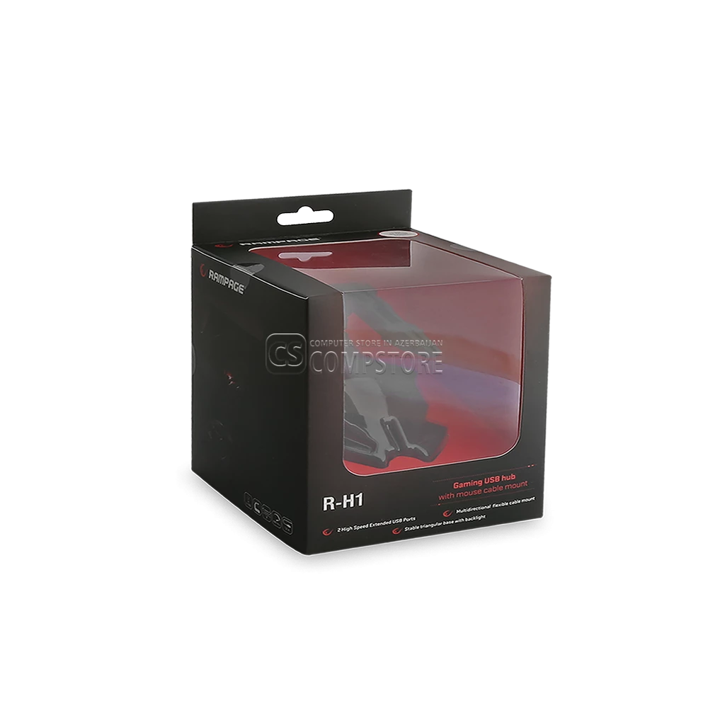 Rampage R-H1 USB Hub + Cable Holder