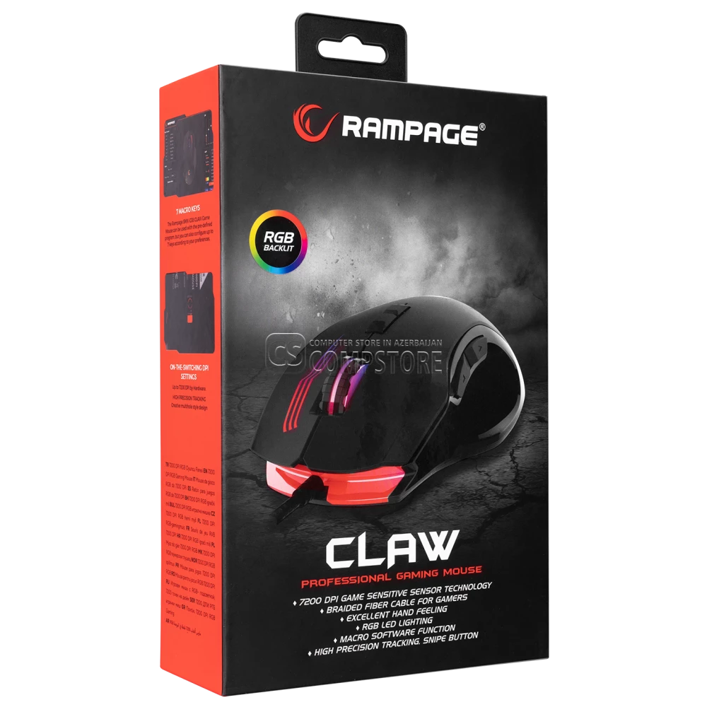 Rampage Claw SMX-G38 Gaming Mouse