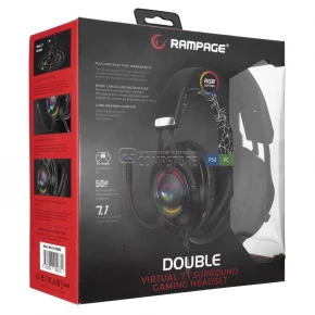Rampage Double RM-K18 RGB 7.1 Gaming Headphone