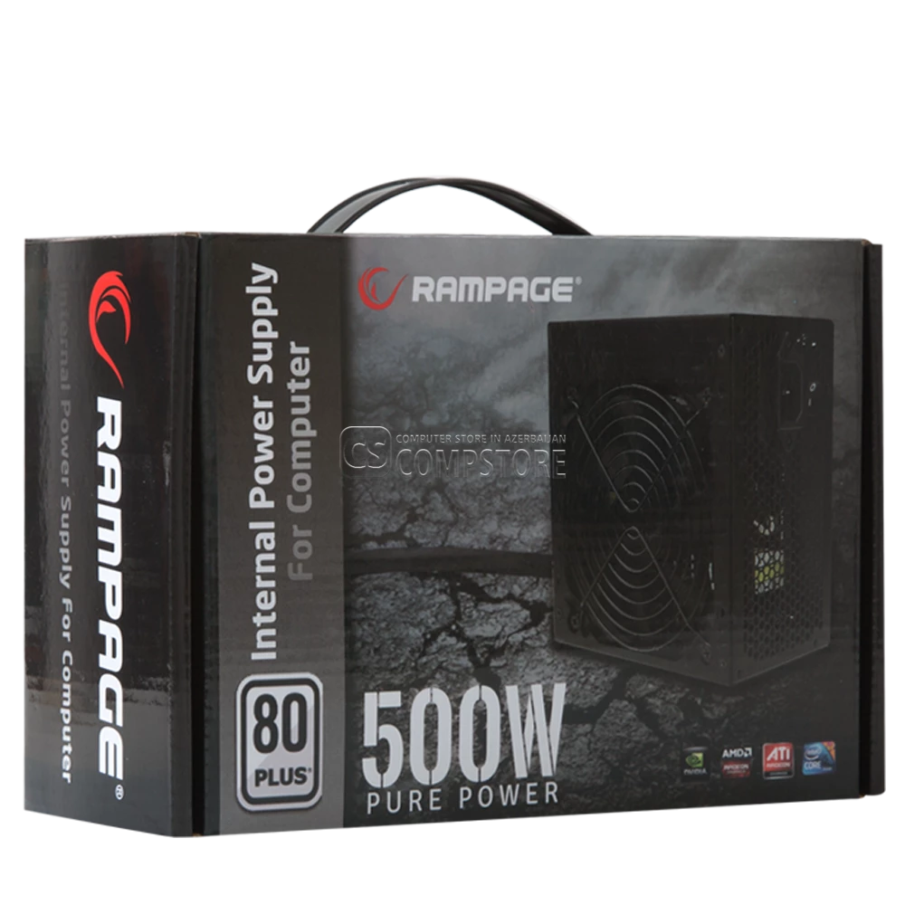Rampage RMP-500 500W 80 PLUS® Bronze Power Supply