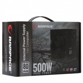 Rampage RMP-500 500W 80 PLUS® Bronze Power Supply
