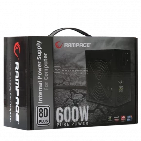 Rampage RMP-600 600W 80 PLUS® Bronze Power Supply