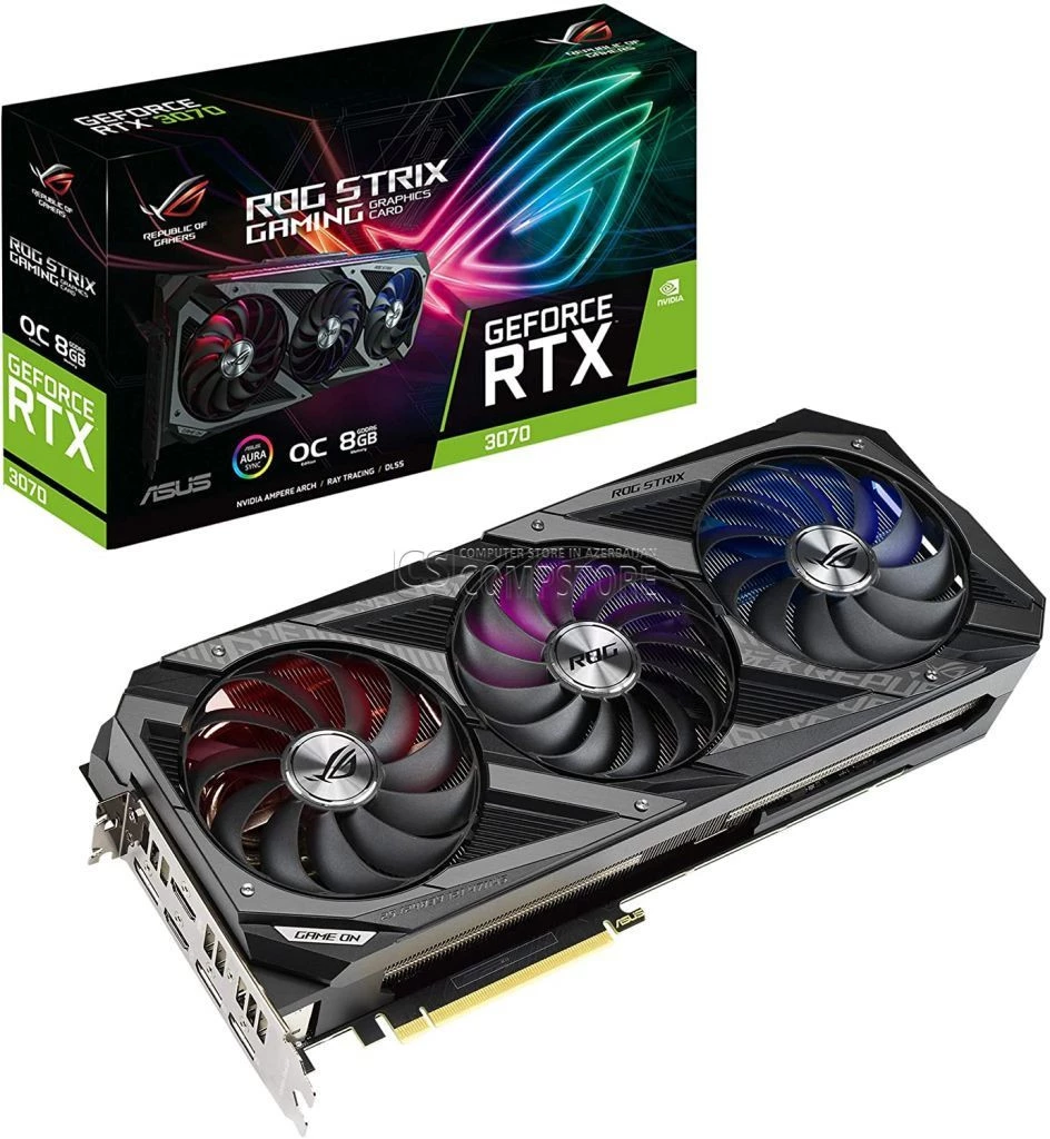 ASUS GEFORCE® RTX 3070 ROG Strix Gaming Graphic Card