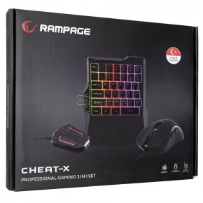 Rampage Cheat-X KM-R92 Gaming Combo
