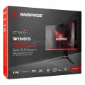Rampage WINGS RM-Q27 27-inch 165 Hz QHD Gaming Monitor