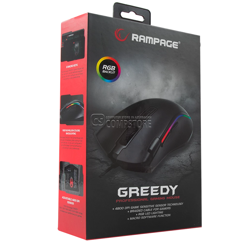 Rampage Greedy SMX-G72 Gaming Mouse