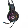 Rampage Lunatic Pro Black & Green 7.1 RGB Gaming Headphone