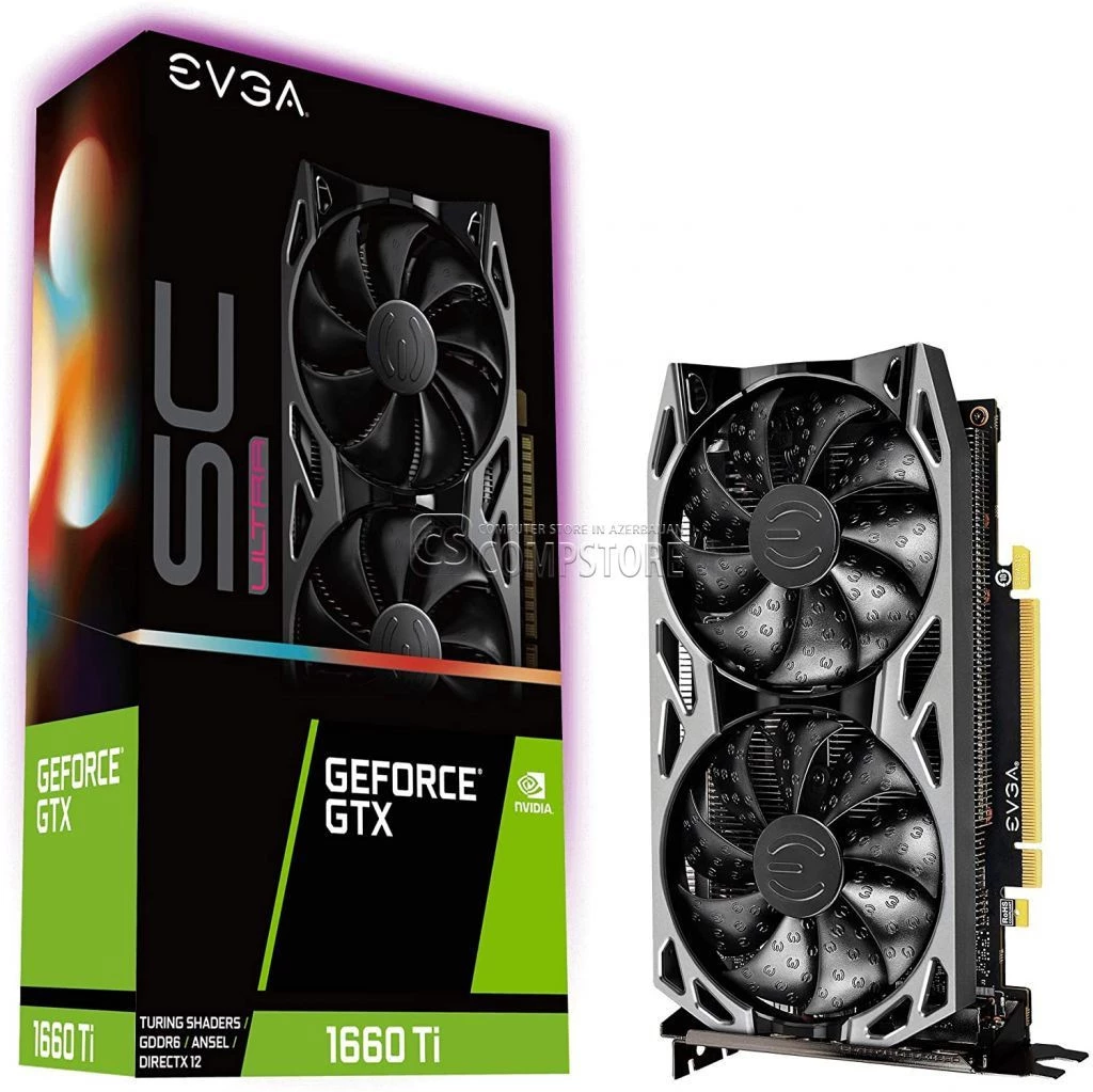 EVGA GEFORCE® SC Ultra GTX 1660Ti (6 GB | 192 Bit)