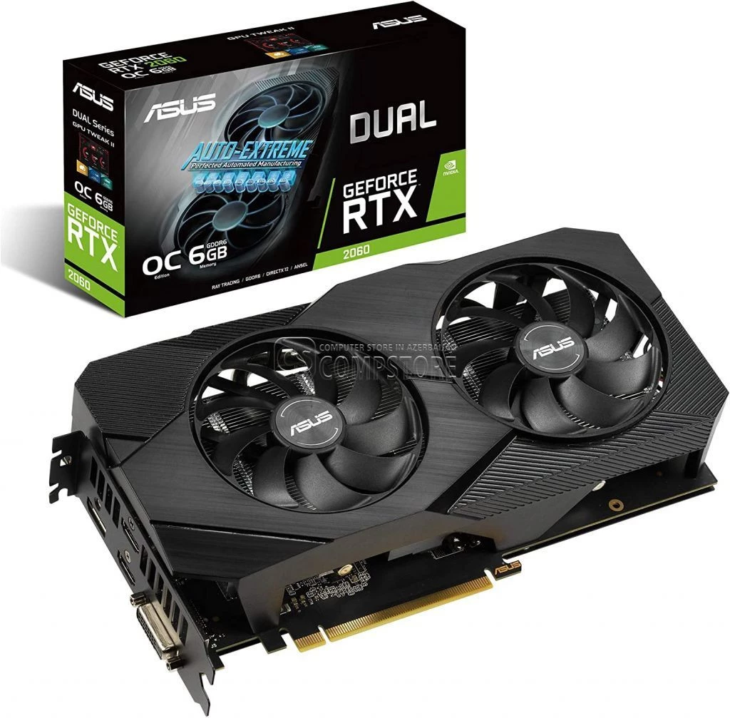 ASUS GEFORCE® RTX 2060 Dual Gaming Graphic Card