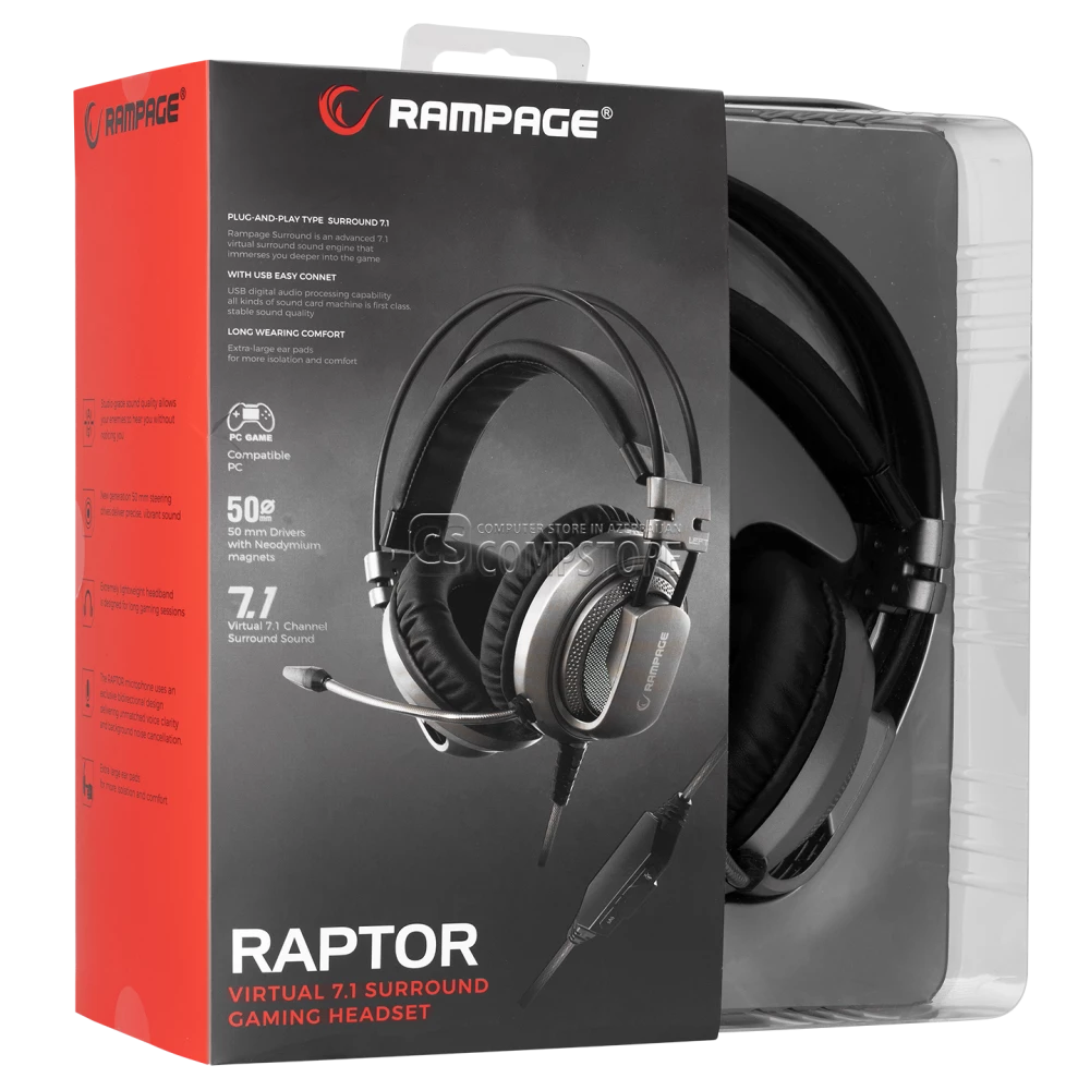 Rampage Raptor SN-RW6 7.1 Gaming Headphone