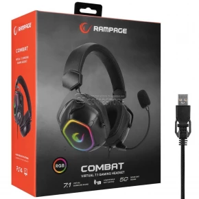 Rampage RX7 Combat RGB 7.1 Gaming Headphone