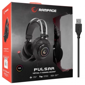Rampage Pulsar 7.1 RGB Gaming Headphone