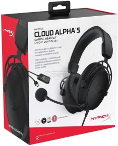 HyperX Cloud Alpha S Blackout (HX-HSCAS-BK/WW)