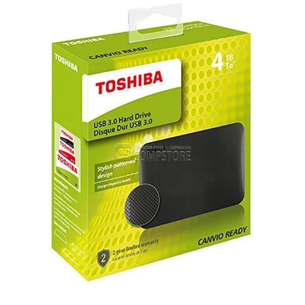 USB External HDD Toshiba Canvio Basics 4 TB USB 3.0 (HDTB440EK3CA)