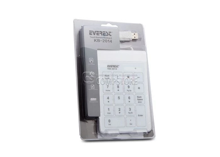 Everest KB-2014 White Touch Numpad