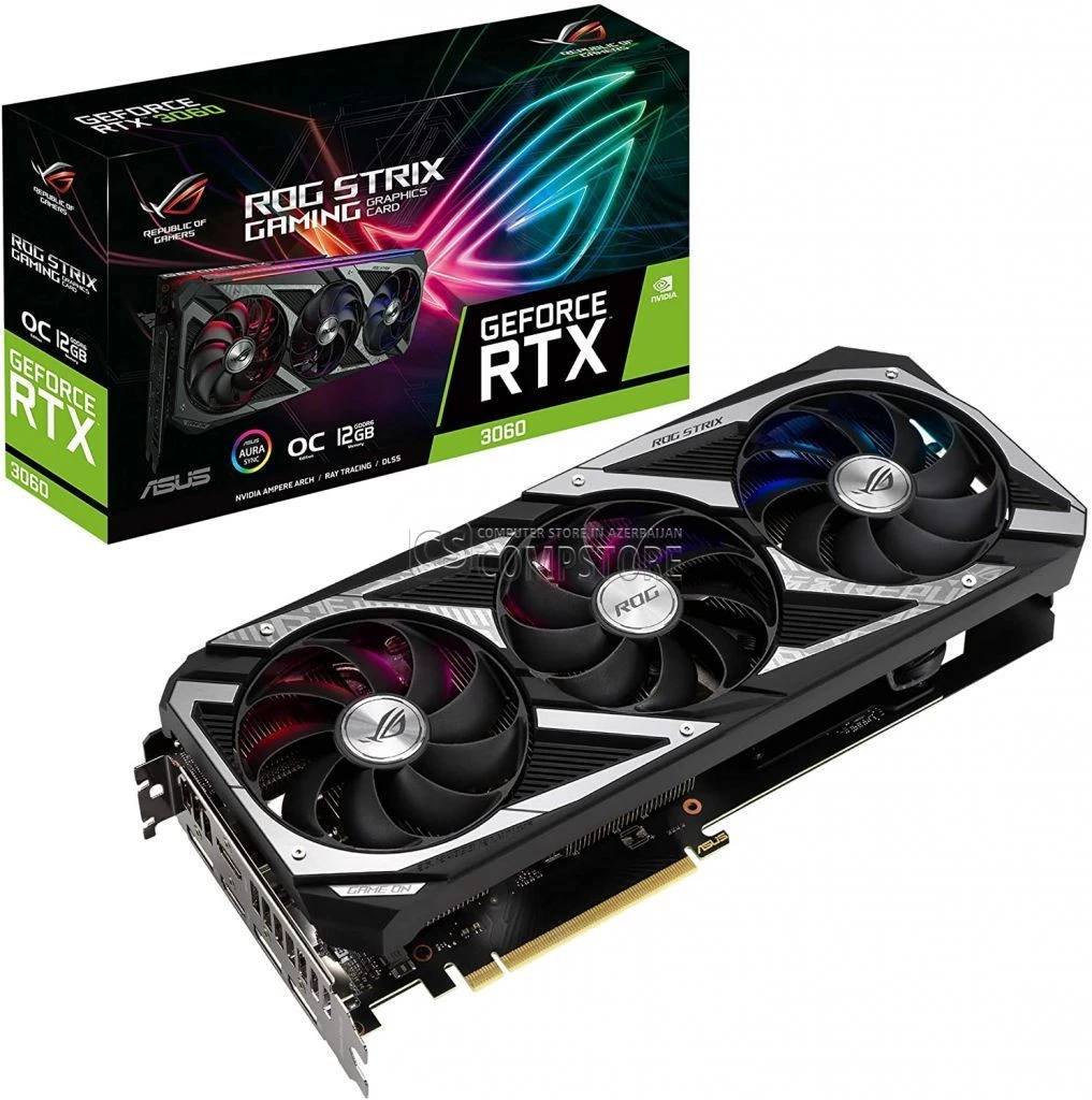ASUS ROG Strix GEFORCE® RTX 3060 Gaming Graphic Card