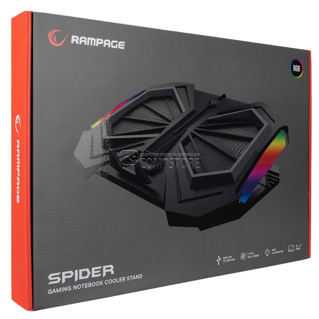 Rampage AD-RC11 SPIDER Gaming Cooling Pad