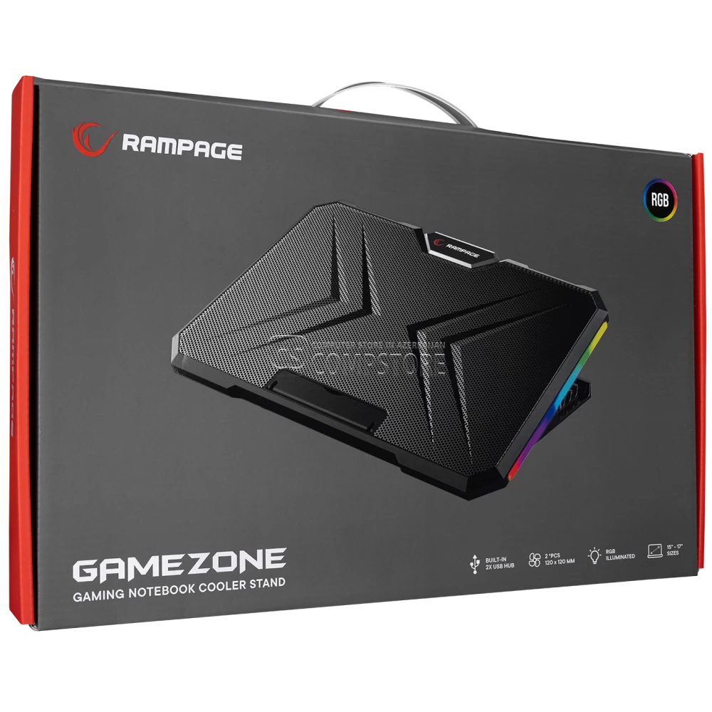 Rampage AD-RC12 GAMEZONE Gaming Cooling Pad