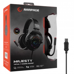 Rampage Majesty 7.1 RGB Gaming Headset
