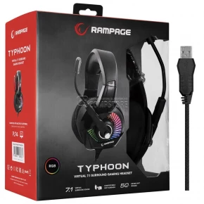 Rampage TYPHOON 7.1 RGB Gaming Headset