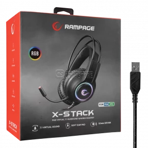 Rampage X-STACK 7.1 RGB Gaming Headset