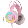 Rampage Miracle X3 PLUS Pink 7.1 RGB Gaming Headset