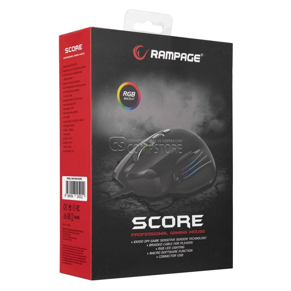 Rampage SCORE SMX-R650 Gaming Mouse