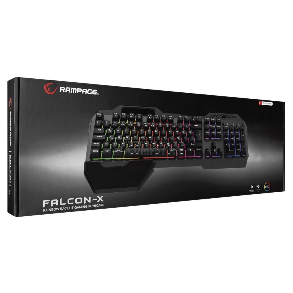 Rampage Falcon-X KB-R132 Gaming Keyboard