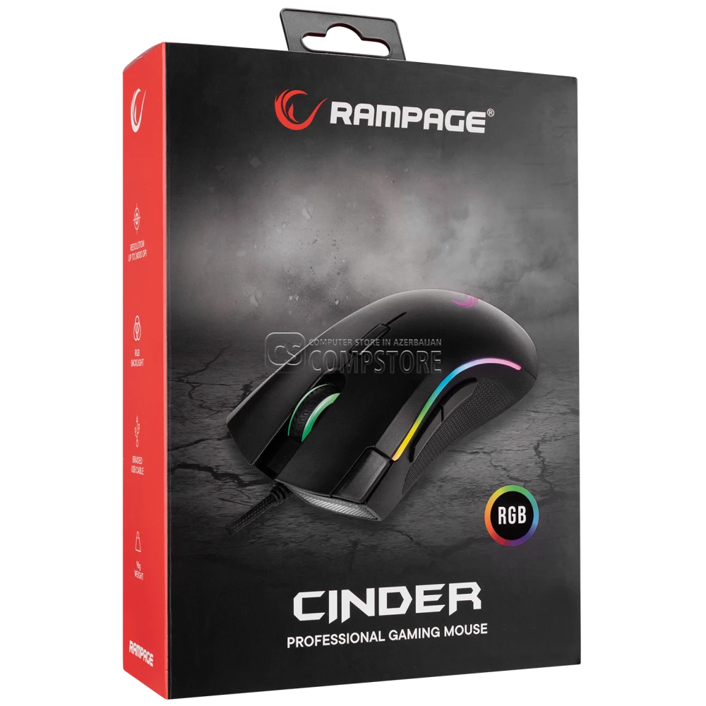 Rampage CINDER SMX-R125 Gaming Mouse
