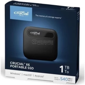 External SSD Crucial X6 Portable 1 TB USB 3.2