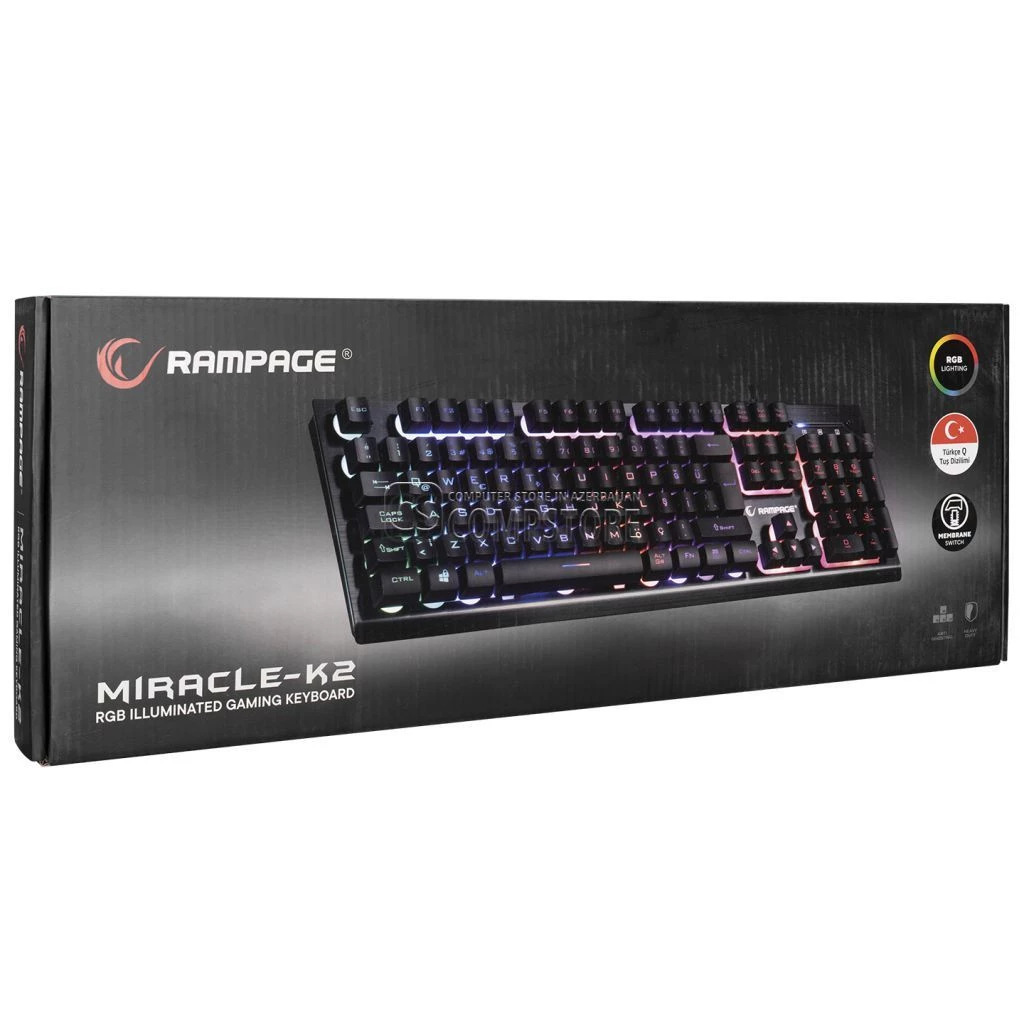 Rampage Miracle K2 Gaming Keyboard